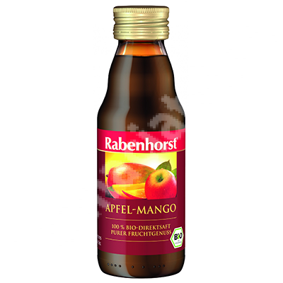 Suc de mere si mango, 125 ml, Haus Rabenhorst