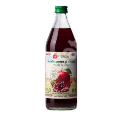 Suc din mere si visine, 330 ml, Profructta 