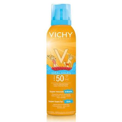 Super spuma pentru copii SPF 50 Ideal Soleil, 150 ml, Vichy