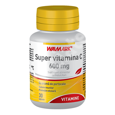 Super Vitamina C 600mg, 30 tablete, Walmark