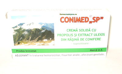 Supozitoare Conimed SP, 10x1 g, Elzin Plant