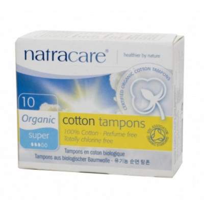 Tampoane interne Organice Super, 10 bucati, Natracare