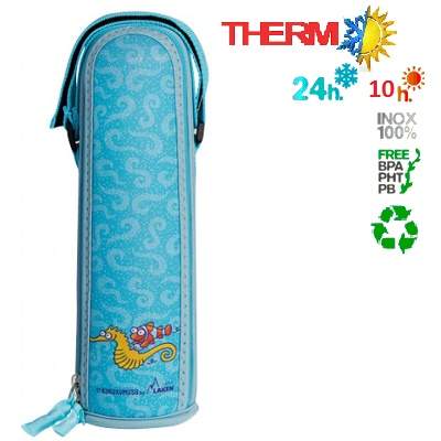 Termos lichide si husa neopren Tapon-Vaso, Calut de Mare, 500 ml, Laken