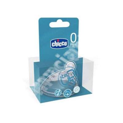 Tetina silicon flux normal +0 luni, 60073, Chicco