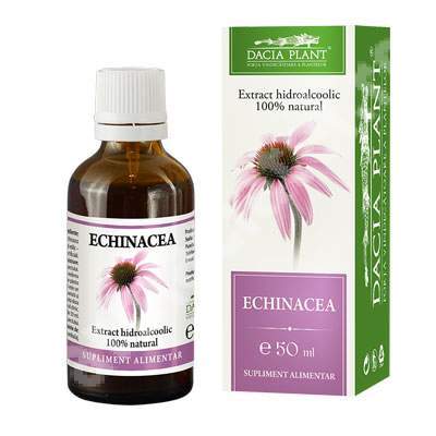 Tinctura de Echinacea, 50 ml, Dacia Plant