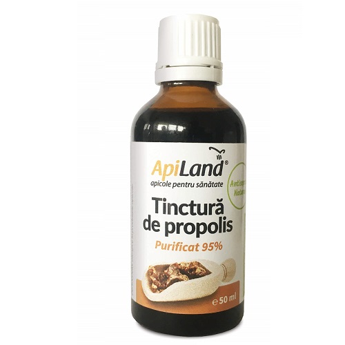 Tinctura de propolis purificat 95%, 30 ml, ApiLand