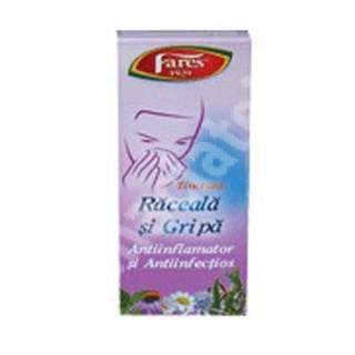 Tinctura raceala si gripa, 25 ml, Fares