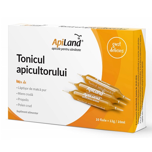 Tonicul apicultorului, 10 fiole x 10 ml, ApiLand