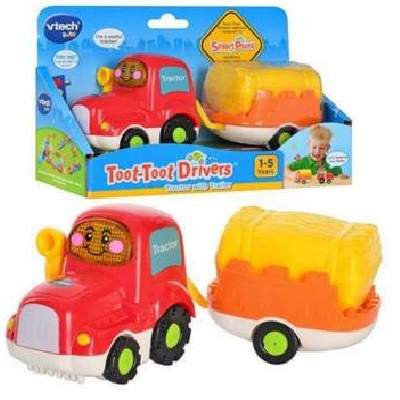 Tractor cu remorca Toot Toot Drivers, +1an, VT152303, Vtech