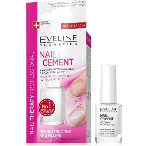 Tratament Profesional Ciment reparator, 12 ml, Eveline Cosmetics