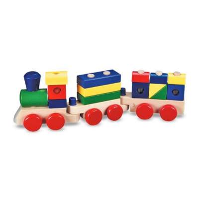 Trenulet din lemn de stivuit, MD0572, Melissa&Doug