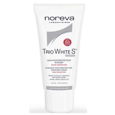 Crema intensiva colorata SPF50+ Trio White S, Natural, 40 ml, Noreva