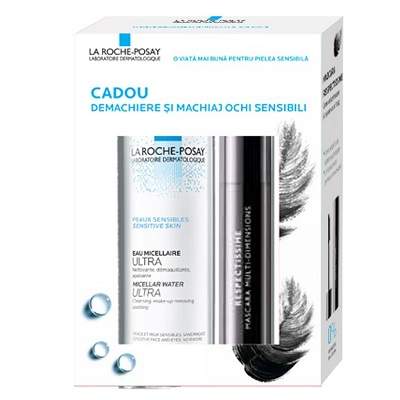 Trusa Mini Mascara Respectissime si apa micelara Reactive, La Roche-Posay