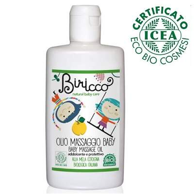 Ulei Bio de masaj bebe, 250ml, Biricco