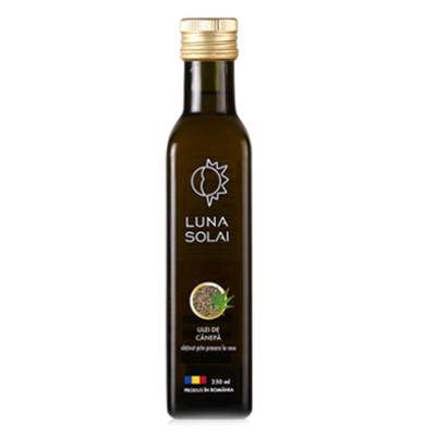 Ulei de canepa presat la rece, 250 ml, Luna Solai