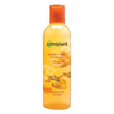 Ulei de masaj energizant cu mandarine si ghimbir, 250 ml, Elmiplant