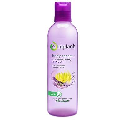 Ulei de masaj relaxant cu lavanda, 250 ml, Elmiplant