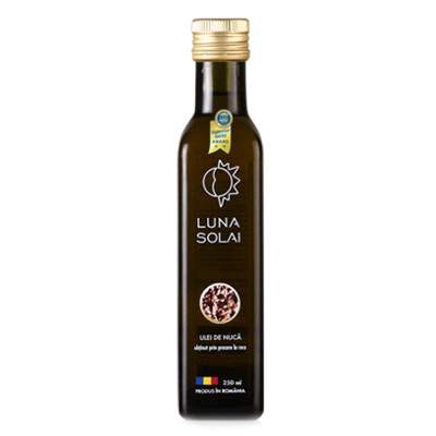 Ulei de nuca presat la rece, 250 ml, Luna Solai