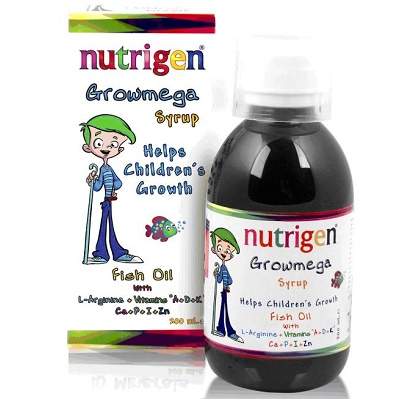 Ulei de peste Growmega sirop, +12 luni, 200 ml, Nutrigen