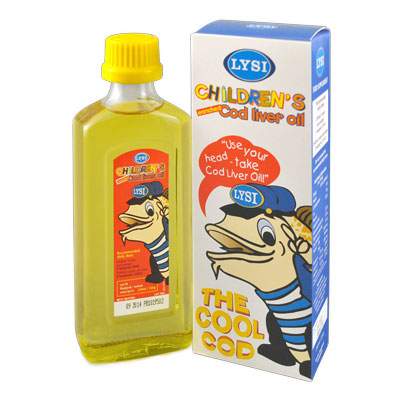 Ulei din ficat de cod, pentru copii, 240 ml, Lysi