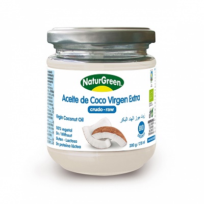 Ulei virgin de nuca de cocos, de prima presa, 215ml, NaturGreen