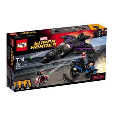 Urmarirea panterei negre Marvel Super Heroes, 7-14 ani, L76047, Lego