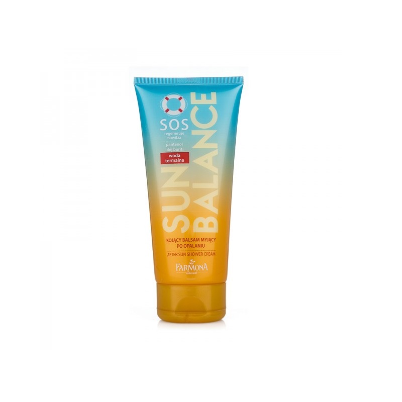 Crema de dus calmanta dupa plaja, S.O.S Sun Balance, 04449, 200 ml, Farmona