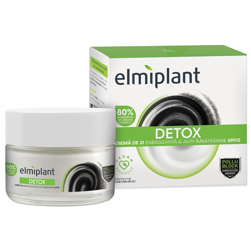 Crema de zi detoxifianta, 50 ml, Elmiplant