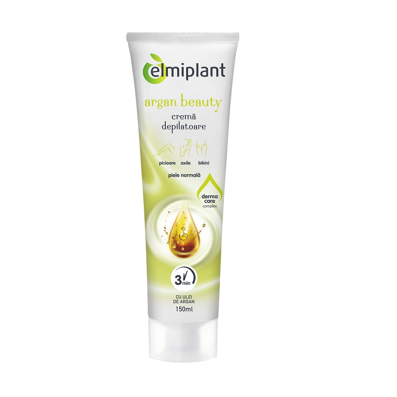 Crema depilatoare (3 minute), Argan Beauty, 150 ml, Elmiplant