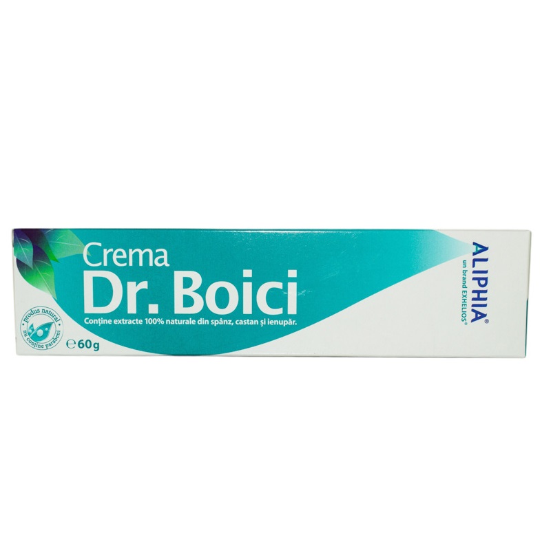 Crema pentru dureri Dr. Boici Aliphia, 60 g, Exhelios