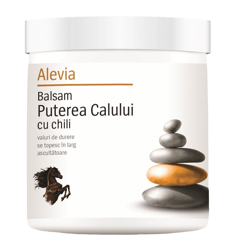 Balsam Puterea Calului cu Chili, 250gr, Alevia