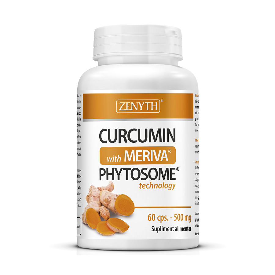 Curcumin cu Meriva, 60 capsule, Zenyth