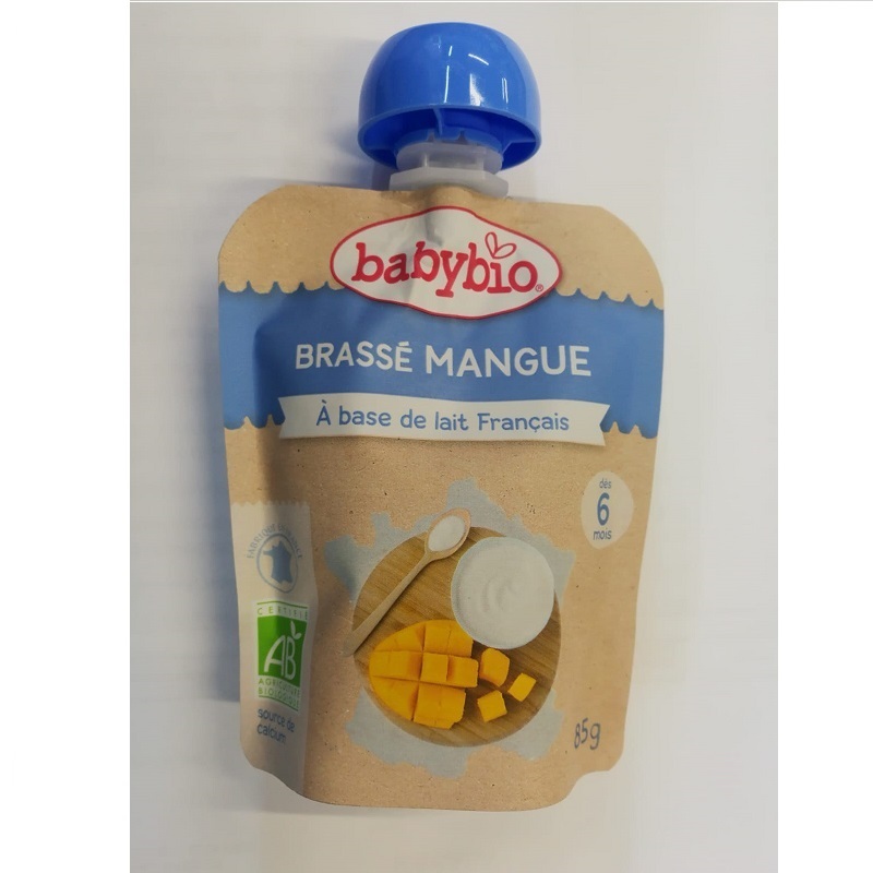 Desert de mango si iaurt, 85gr, Babybio