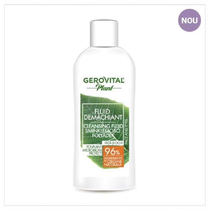 Fluid demachiant, 150 ml, Gerovital Plant