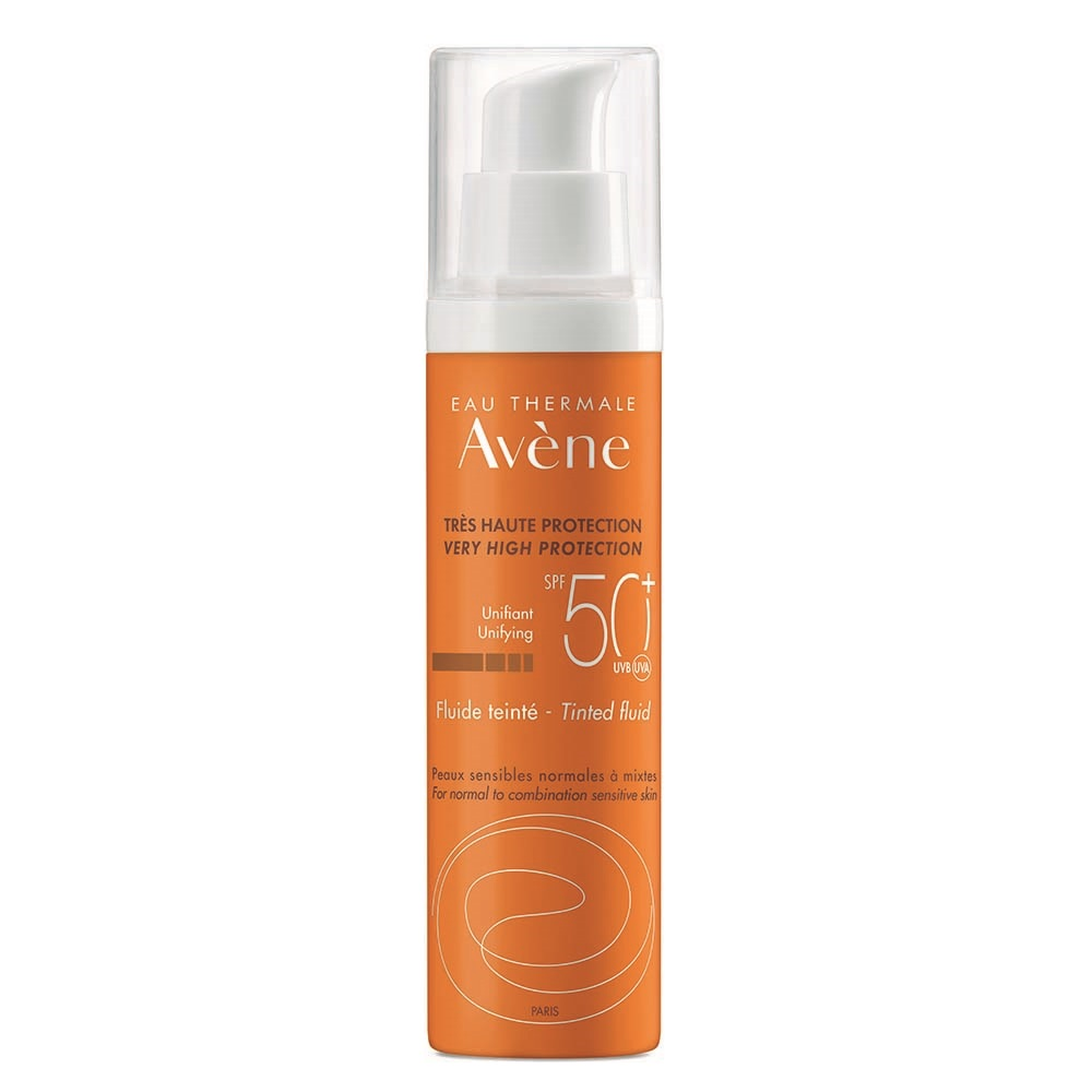 Fluid nuantator pentru protectie solara SPF 50+, 50 ml, Avene