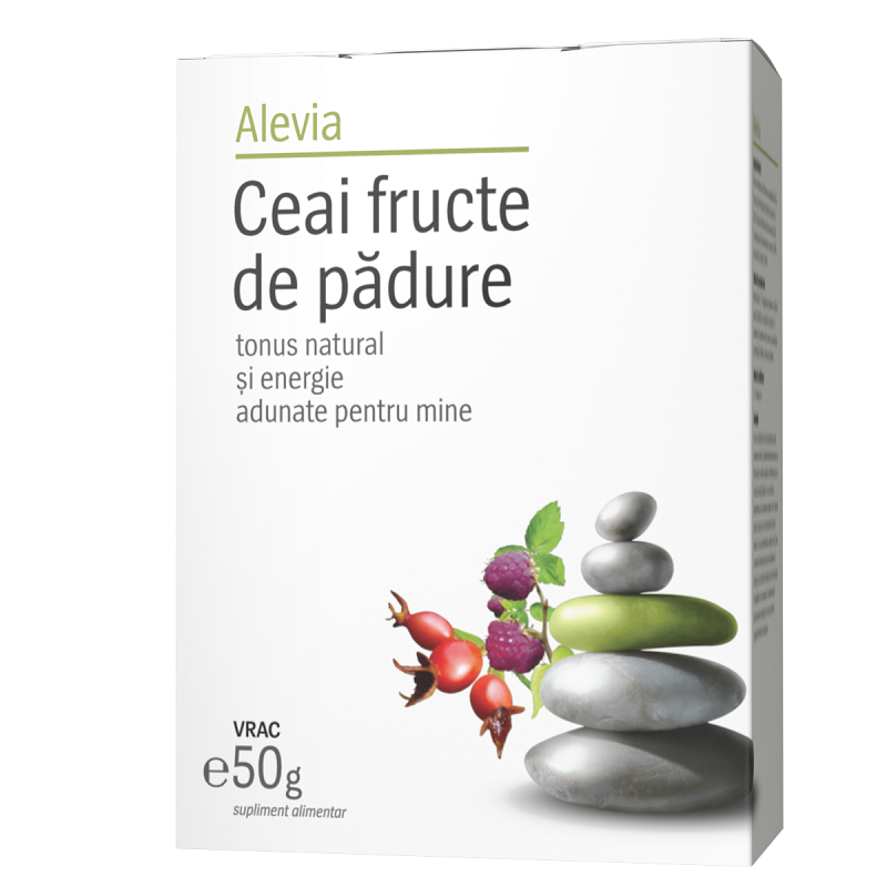 Ceai fructe de padure, 50g, Alevia