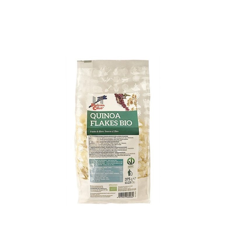 Fulgi cu quinoa Bio, 375 g, Finestra Cielo