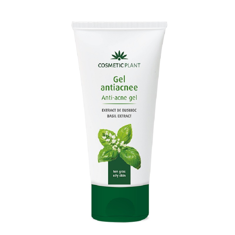 Gel antiacnee cu busuioc, 100 ml, Cosmetic Plant