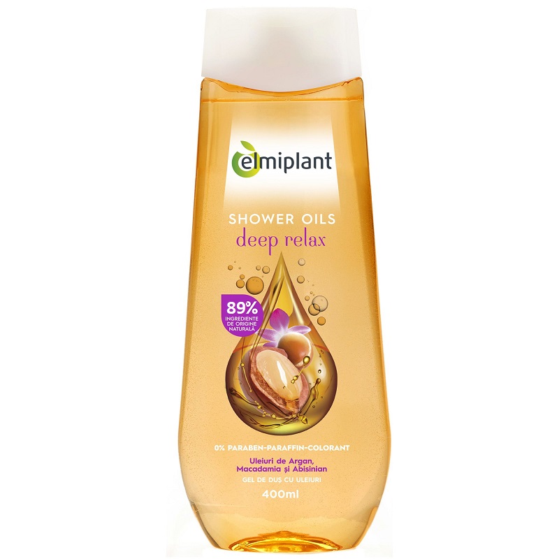 Gel de dus Oil Deep Relax, 400 ml, Elmiplant