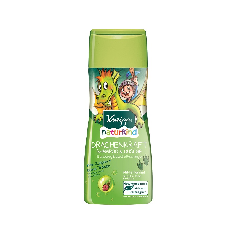 Gel de dus si sampon Naturkind Puterea Balaurului, 200 ml, Kneipp