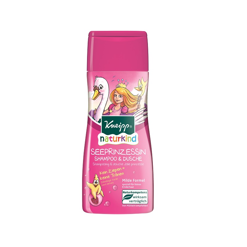 Gel de dus si sampon Princess Naturkind, 200 ml, Kneipp