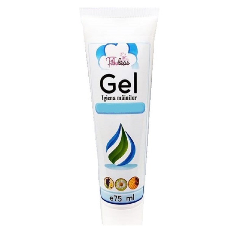 Gel igienizant pentru maini, 75 ml, Tibuleac Plant