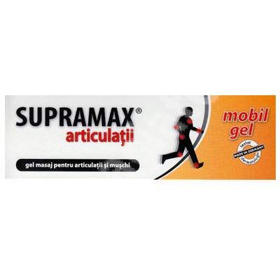 Gel masaj pentru articulatii si muschi Supramax, 100 ml, Zdrovit