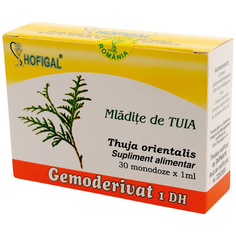 Gemoderivat mladite tuia, 30 monodoze, Hofigal