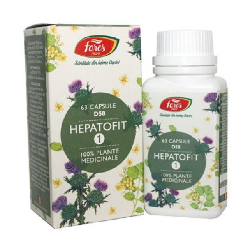 Hepatofit 1, 63 capsule