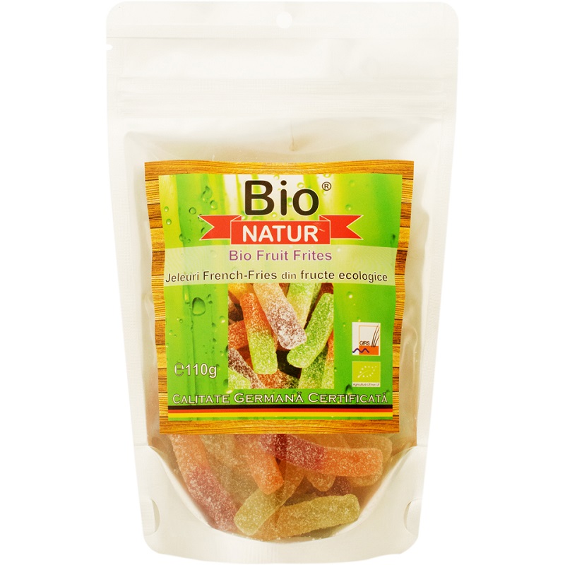 Jeleuri Bio din fructe French Fries, 110 g, Bio Natur