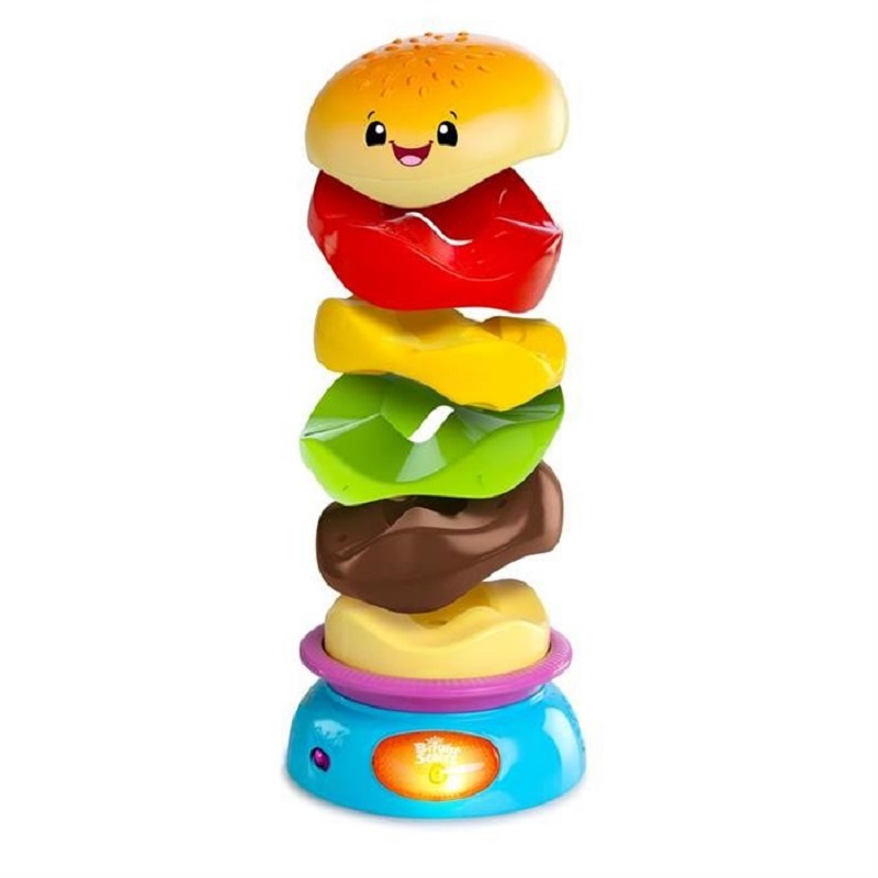 Jucarie Muzicala Stack'n Spin Burger, 52126, Bright Starts