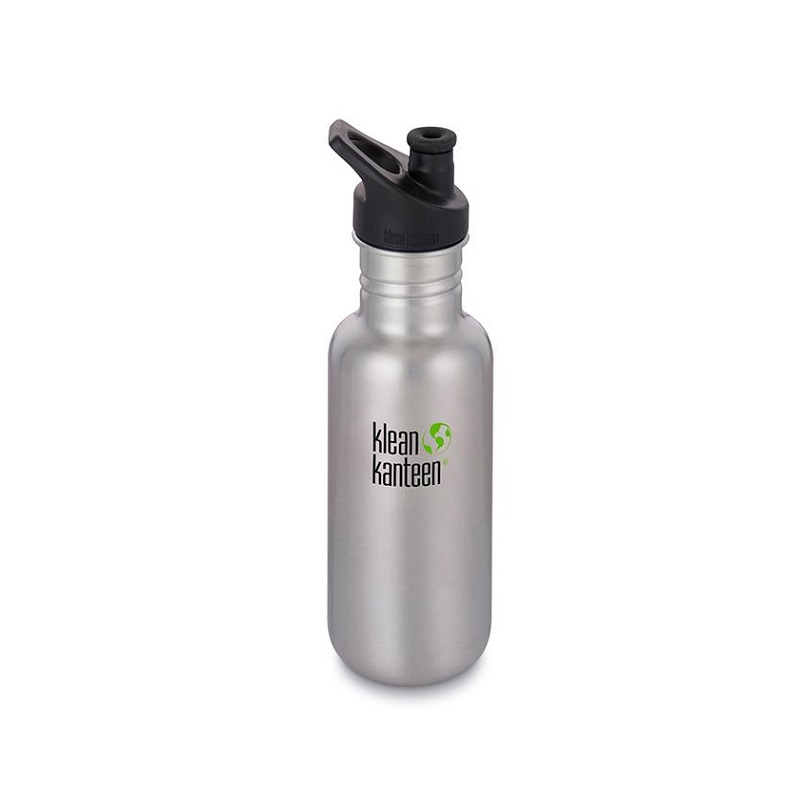 Recipient din otel inoxidabil  Classic Sport, Cap Brushed Stainless, 532 ml, Klean Kanteen