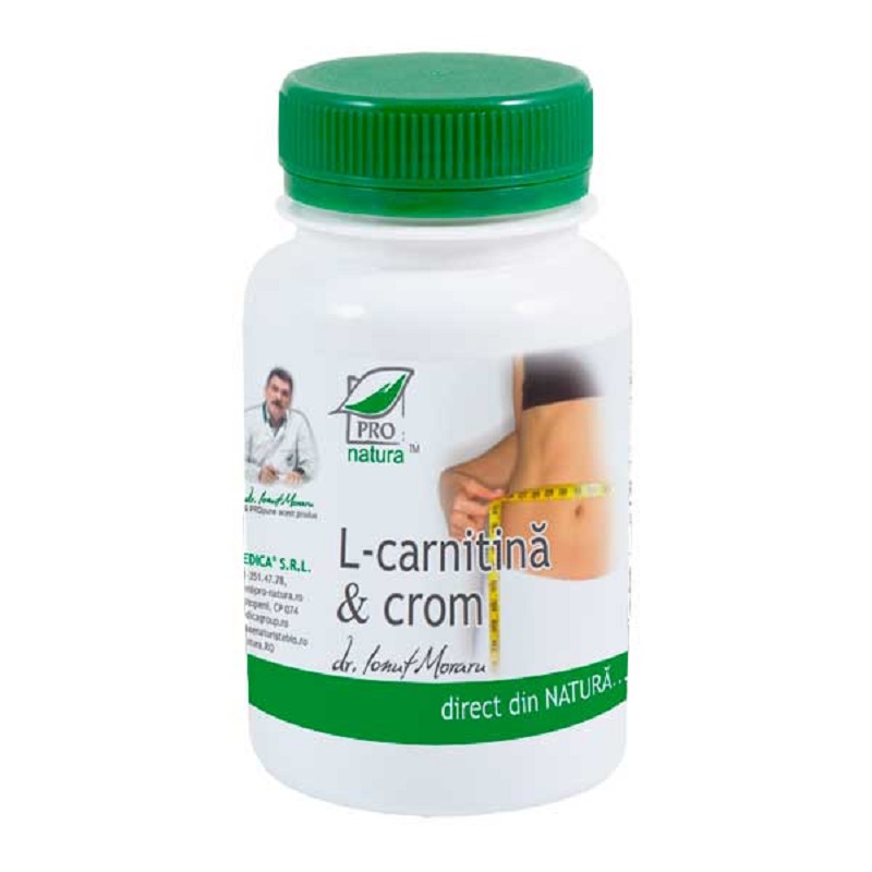 L-Carnitina&Crom, 60 capsule, Pro Natura