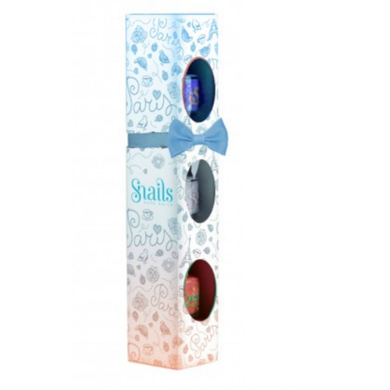 Set lac de unghii Oja pentru copii Paris, 3 bucati x 7 ml, Snails